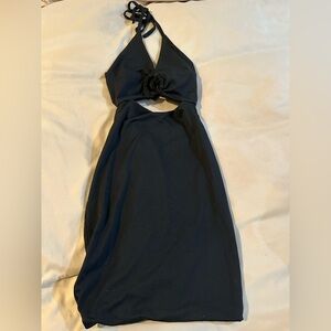 Princess Polly Black halter dress, size 0